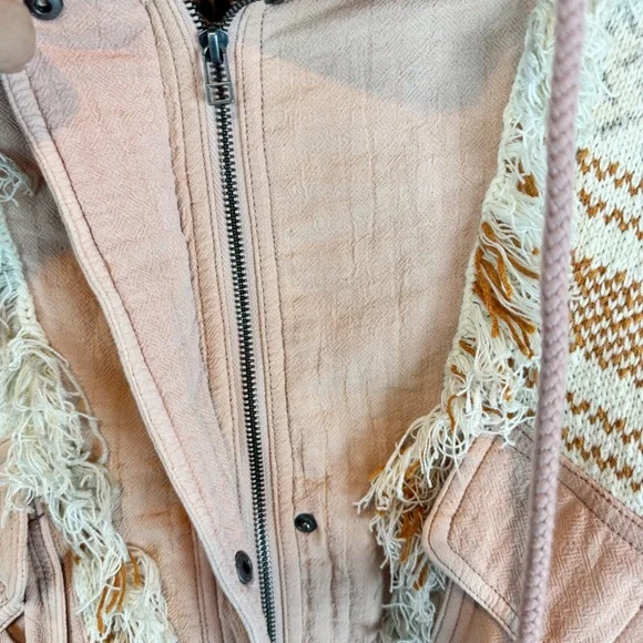 Free People | Everything Nice Multi Media Oversized Jacket, M - Picture 10 of 14